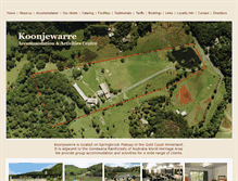 Tablet Screenshot of koonjewarre.com